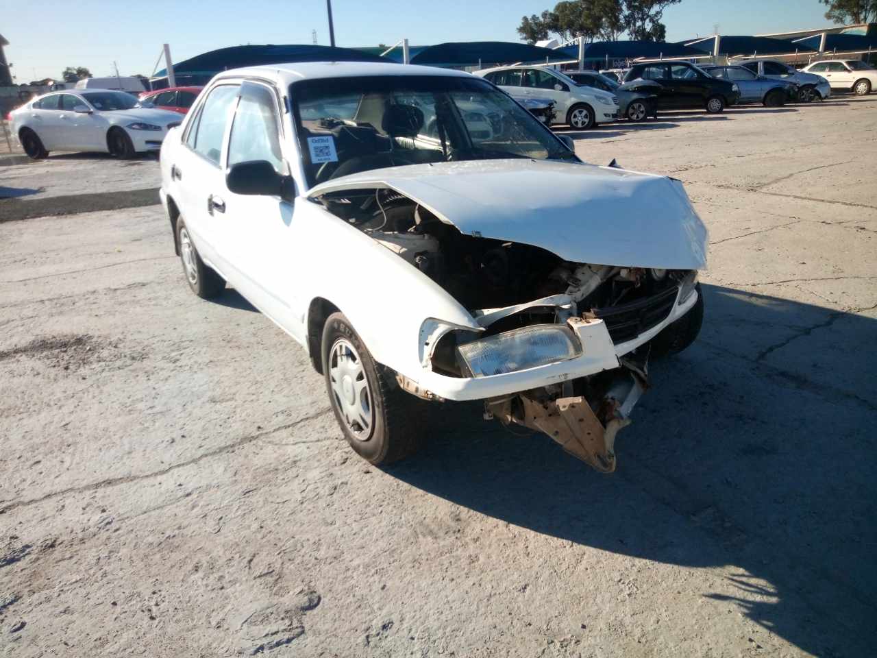1997 TOYOTA COROLLA 130 White