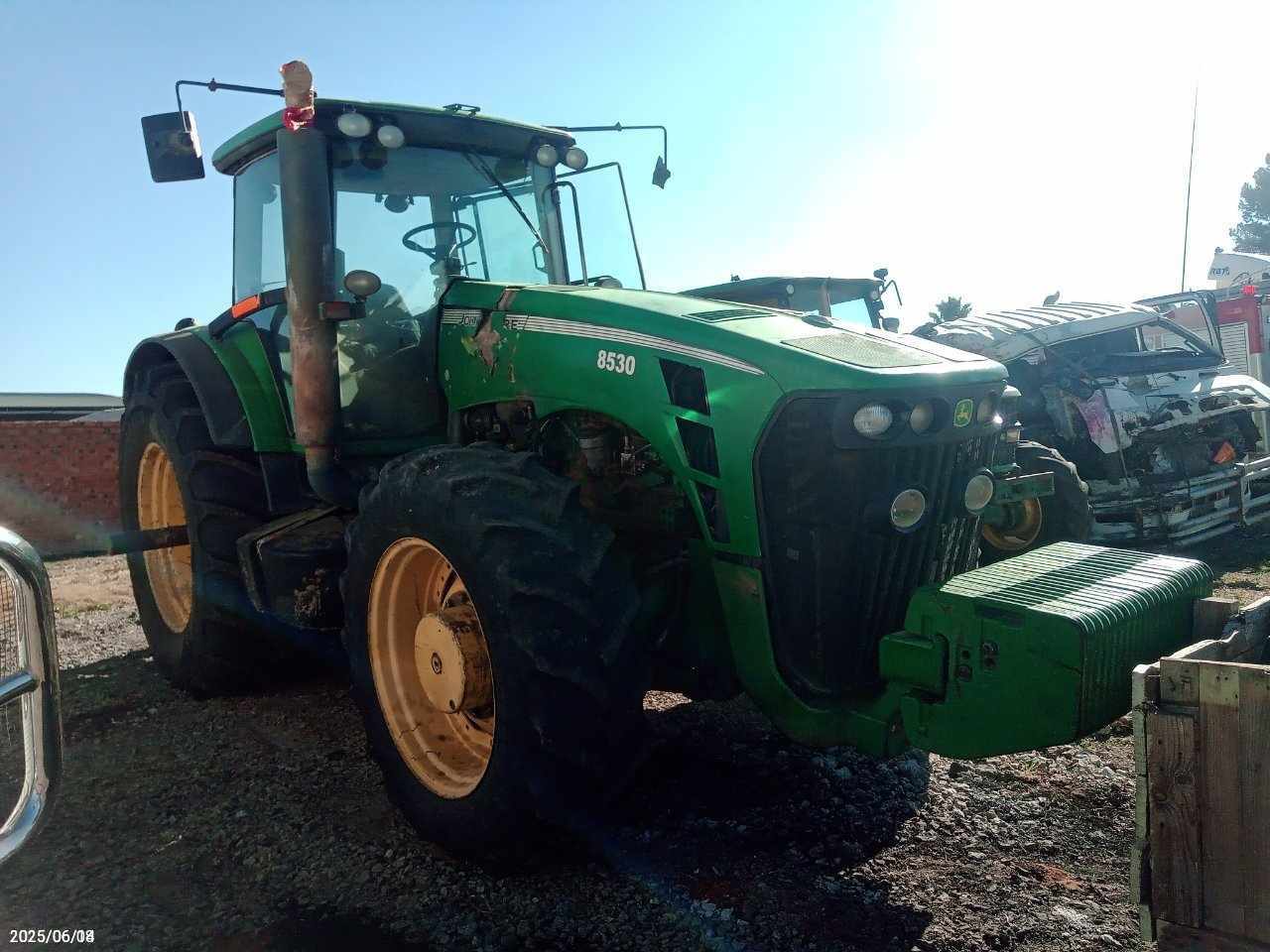 2008 JOHN DEERE 8530 MFWD CAB